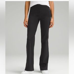 NWOT Lululemon smooth fit pull on high rise pant black size 4